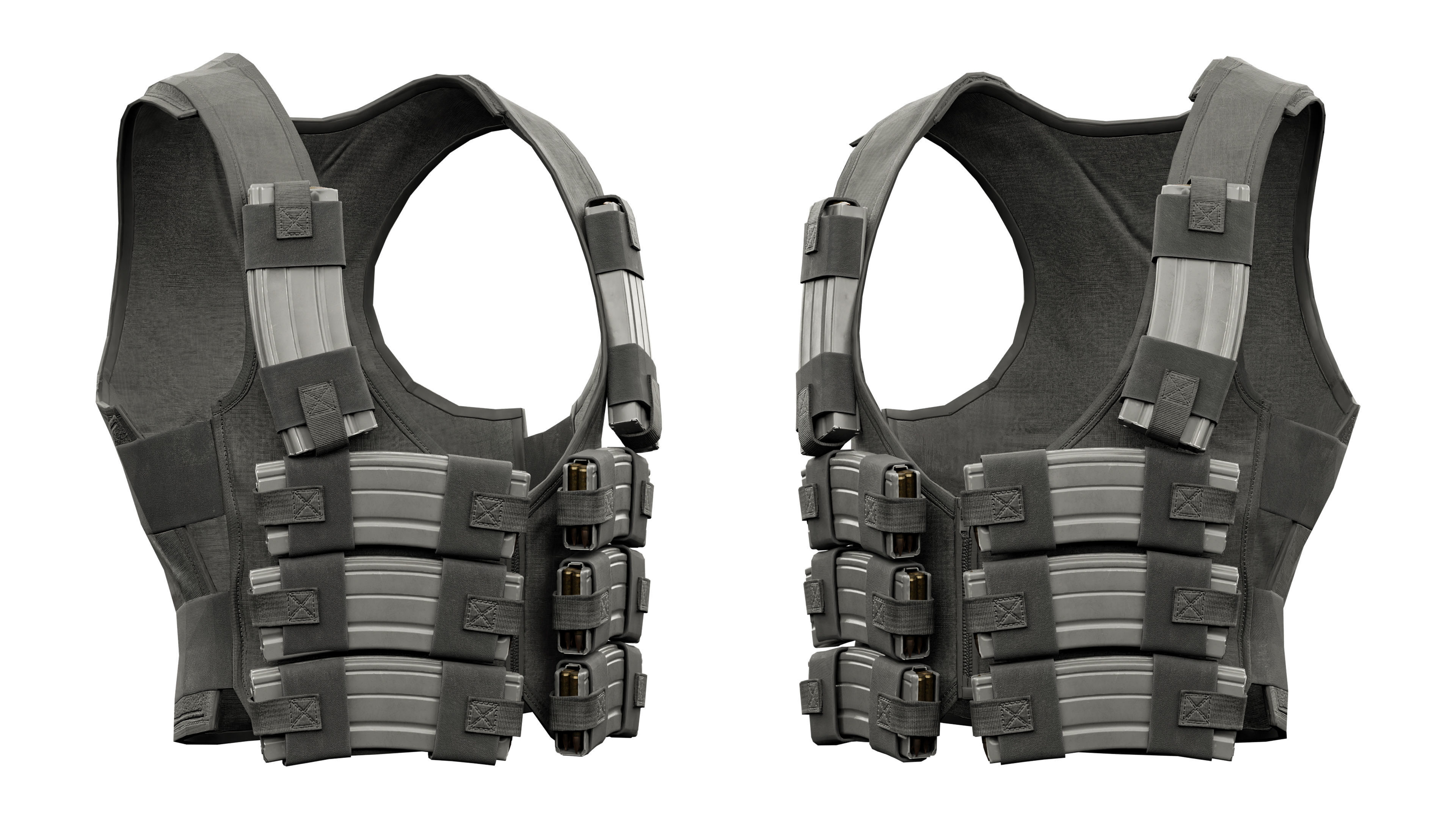 ROBBER CHARACTER RIGGED Low-poly 3D model_12