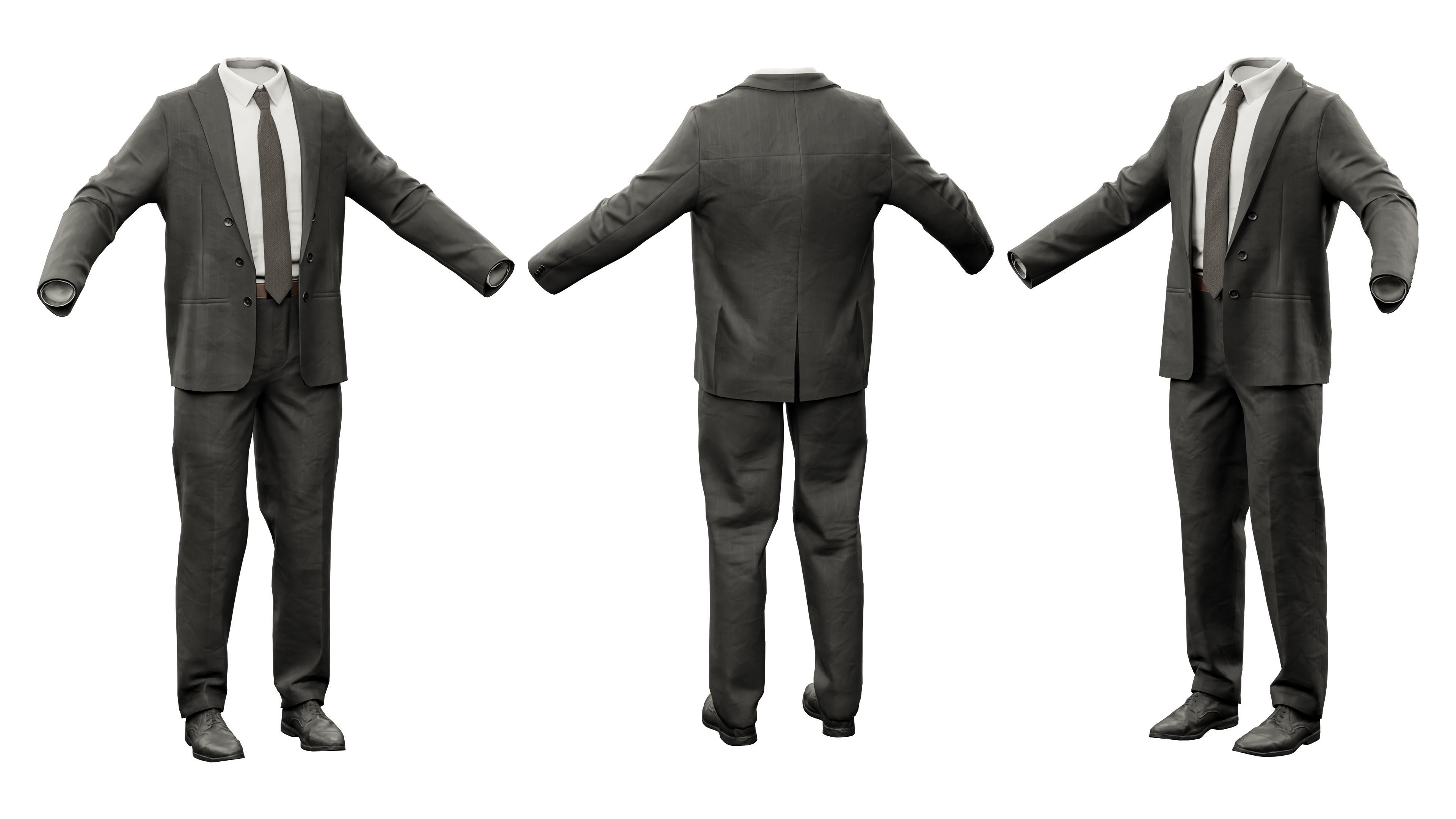 ROBBER CHARACTER RIGGED Low-poly 3D model_9