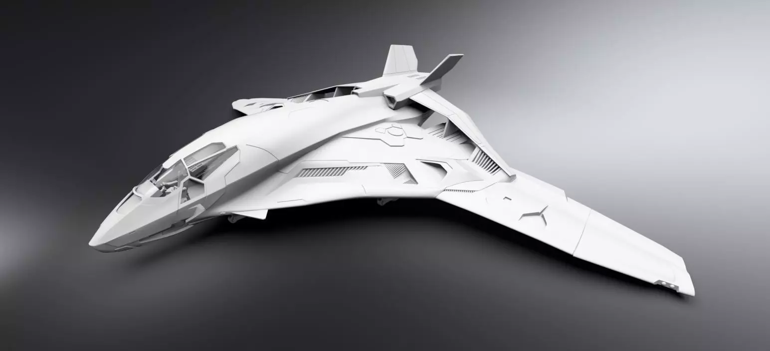 Avengers Quinjet Mk2 Scale model 3D print model