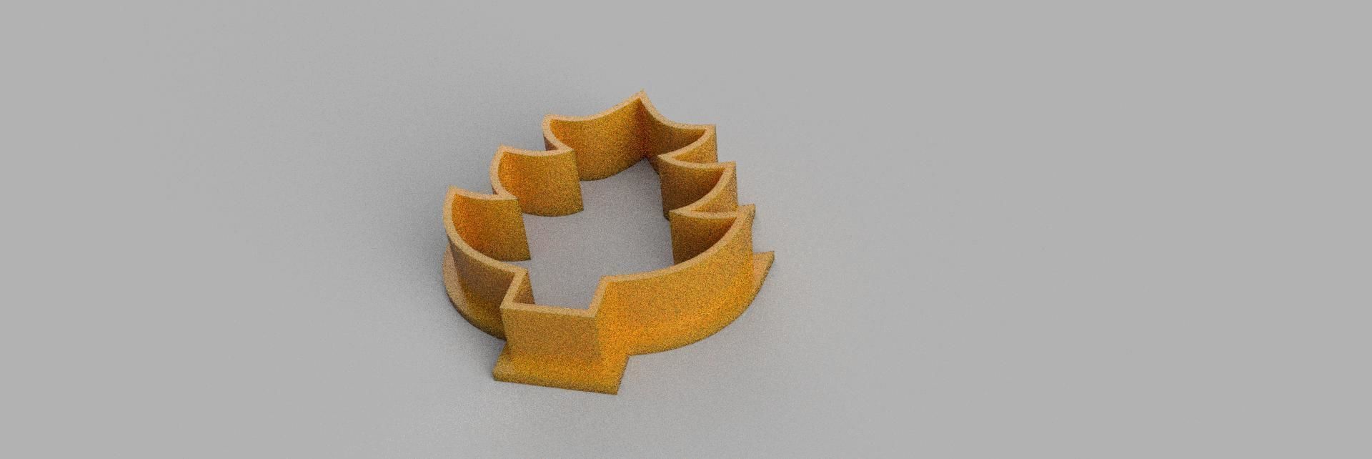 christmas tree COOKIE CUTTER 3D print model_2