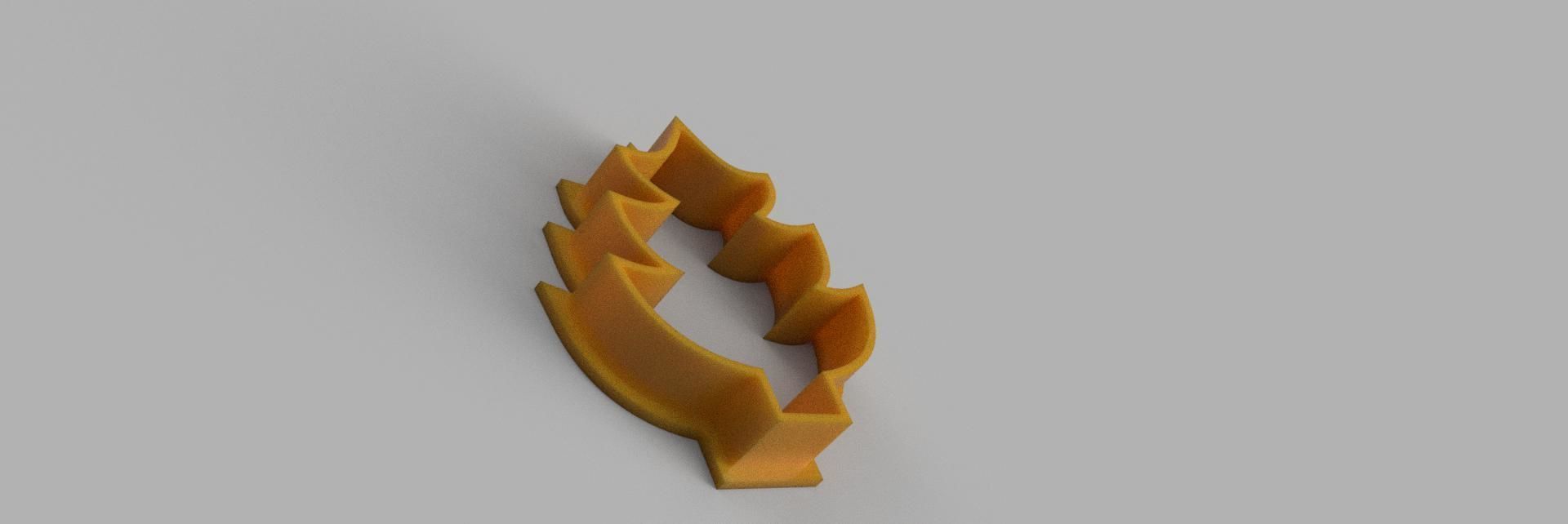 christmas tree COOKIE CUTTER 3D print model_1