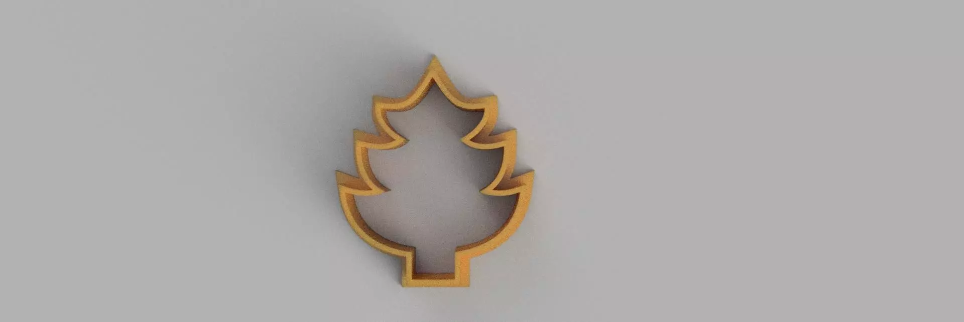 christmas tree COOKIE CUTTER 3D print model_0