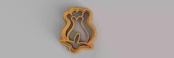 valentine flower COOKIE CUTTER