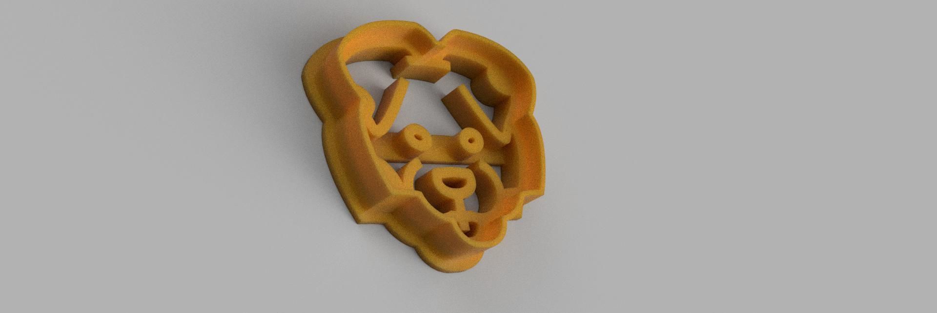 dog COOKIE CUTTER 3D print model_1