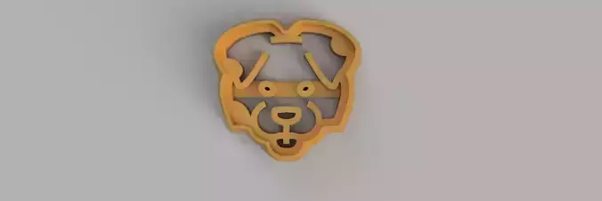 dog COOKIE CUTTER