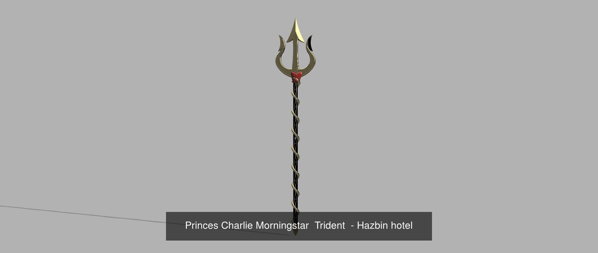 Hazbin Hotel cosplay props 3D Model Collection_11
