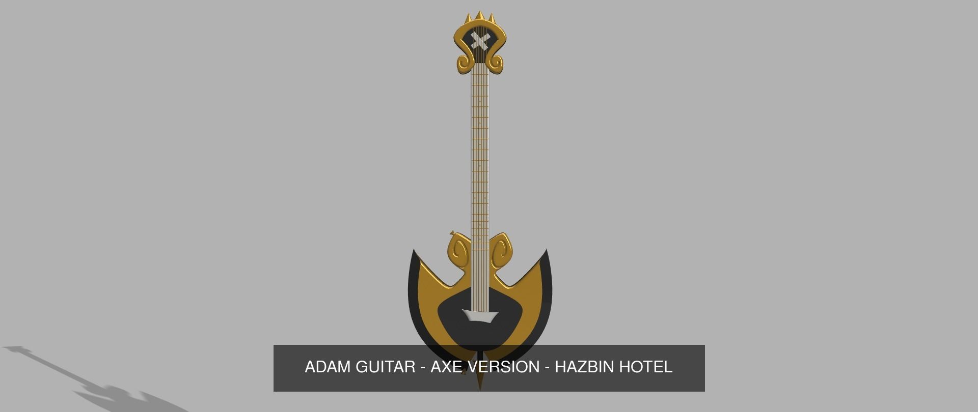 Hazbin Hotel cosplay props 3D Model Collection_3