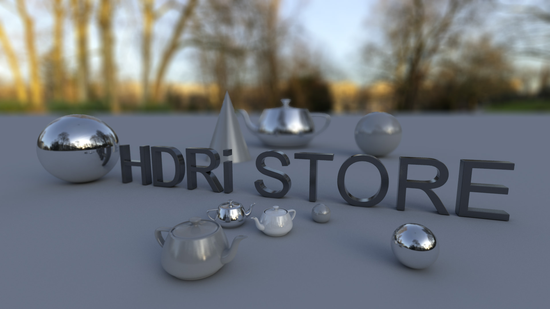 Park01 hdr store 3D model_1