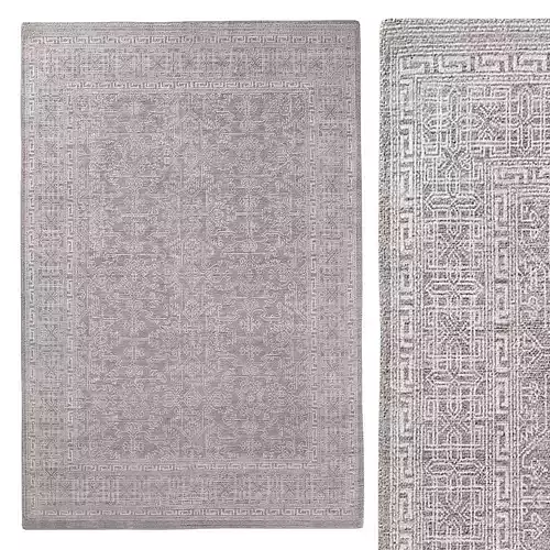 BHATTA WOOL  SILK RUG