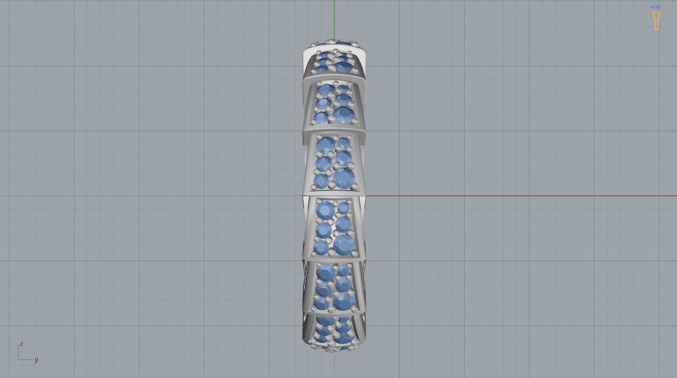 Bvlgari Serpenti Ring 3D print model_8