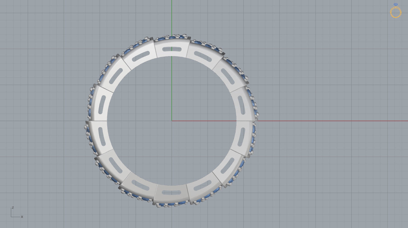 Bvlgari Serpenti Ring 3D print model_7