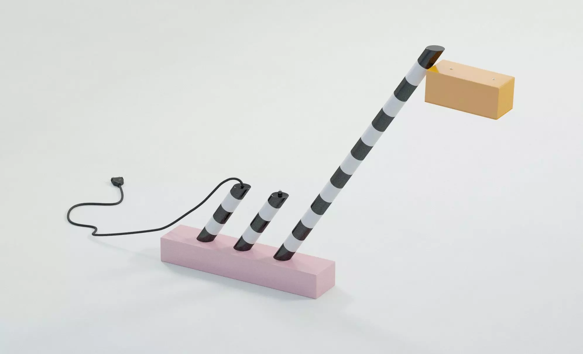 Memphis Oceanic Table Lamp 3D model_0