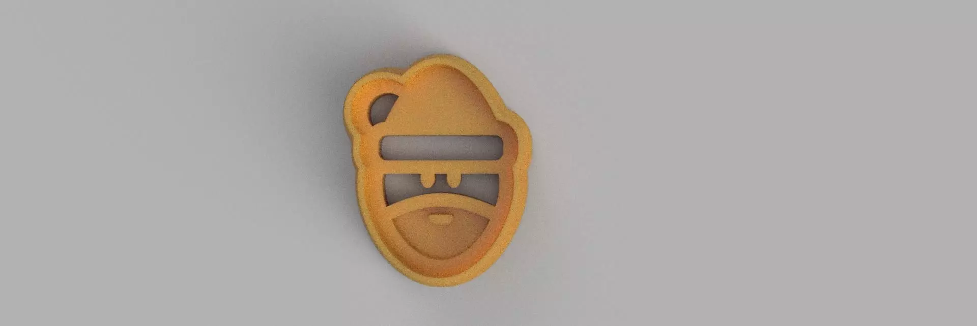 santa claus COOKIE CUTTER 3D print model_0