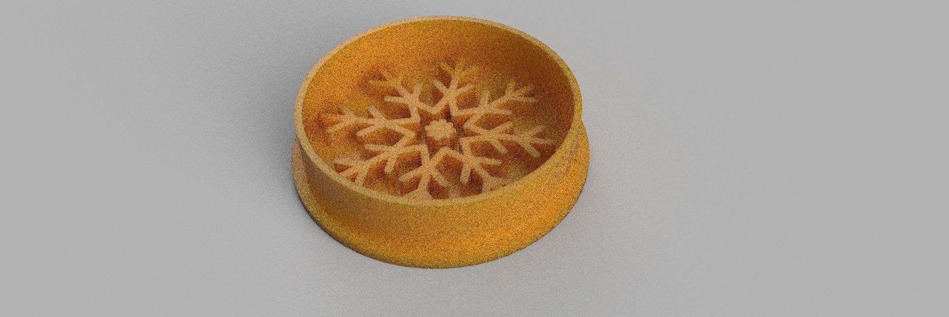 snowflake COOKIE CUTTER 3D print model_2
