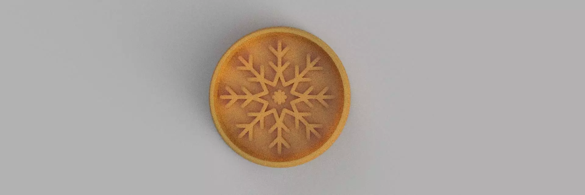 snowflake COOKIE CUTTER 3D print model_0
