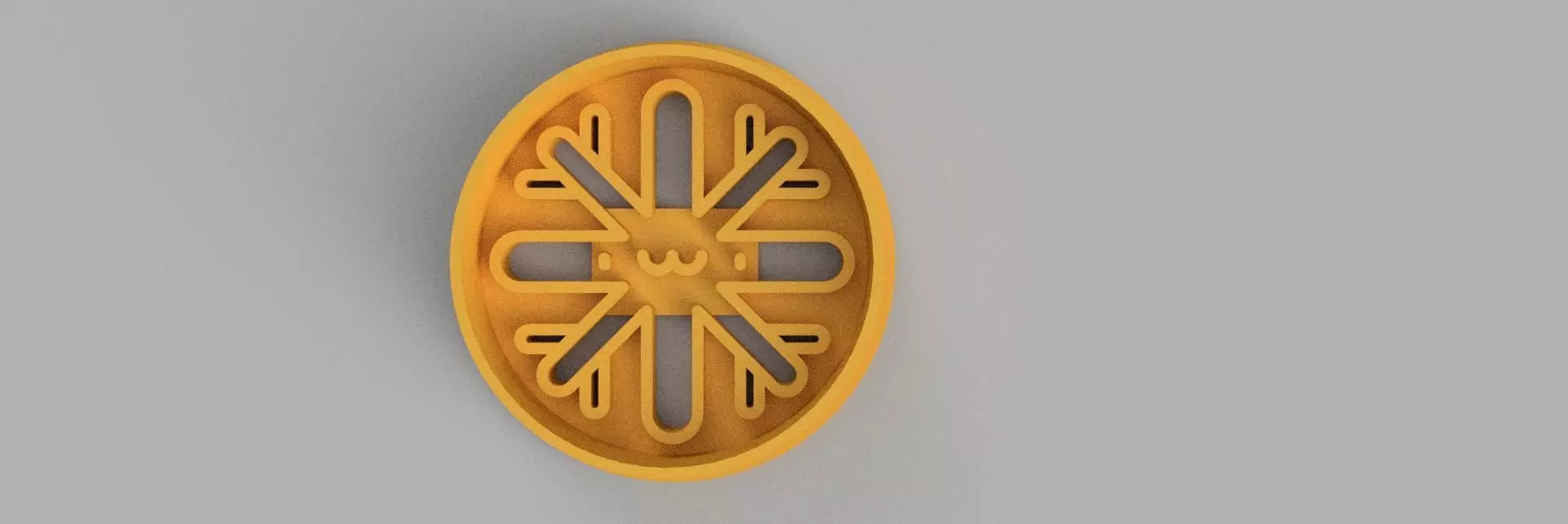snowflake COOKIE CUTTER 3D print model_0