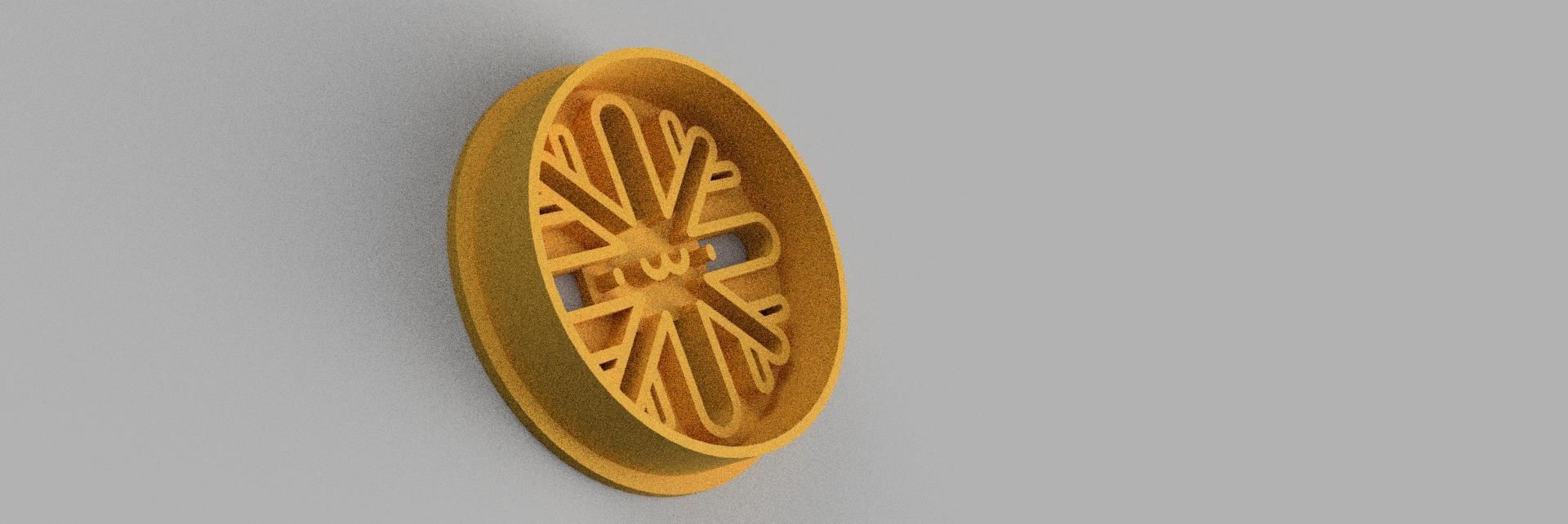 snowflake COOKIE CUTTER 3D print model_1
