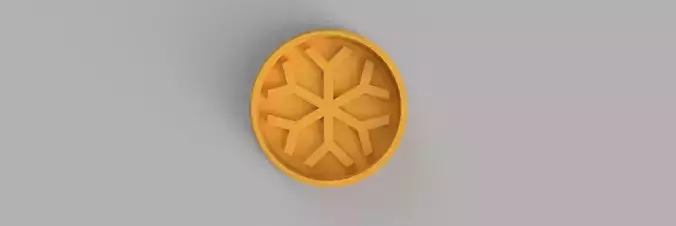 snowflake COOKIE CUTTER 3D print model snowflake COOKIE CUTTER 3D print model