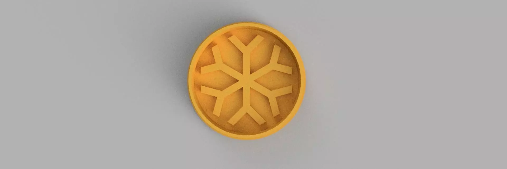 snowflake COOKIE CUTTER 3D print model_0