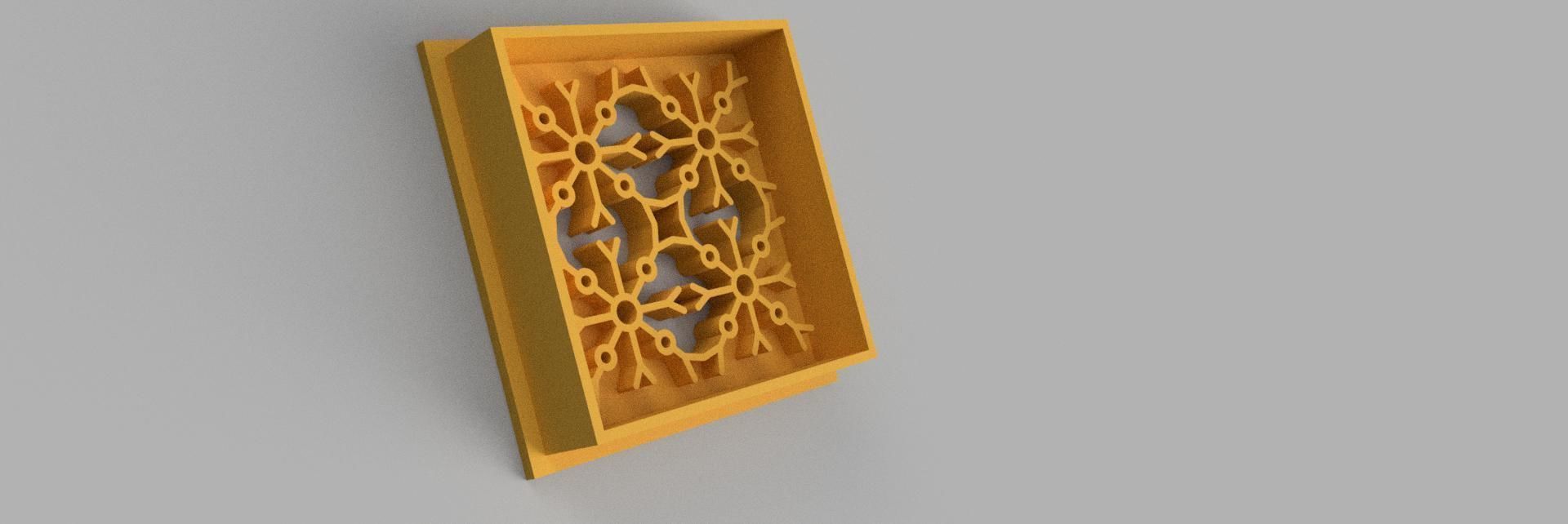 snowflake COOKIE CUTTER 3D print model_1
