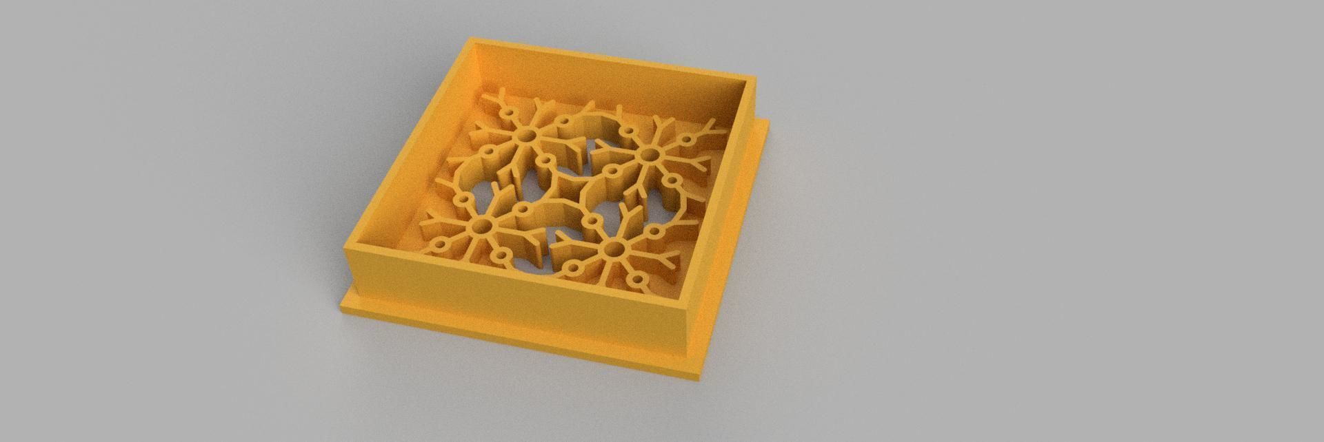 snowflake COOKIE CUTTER 3D print model_2