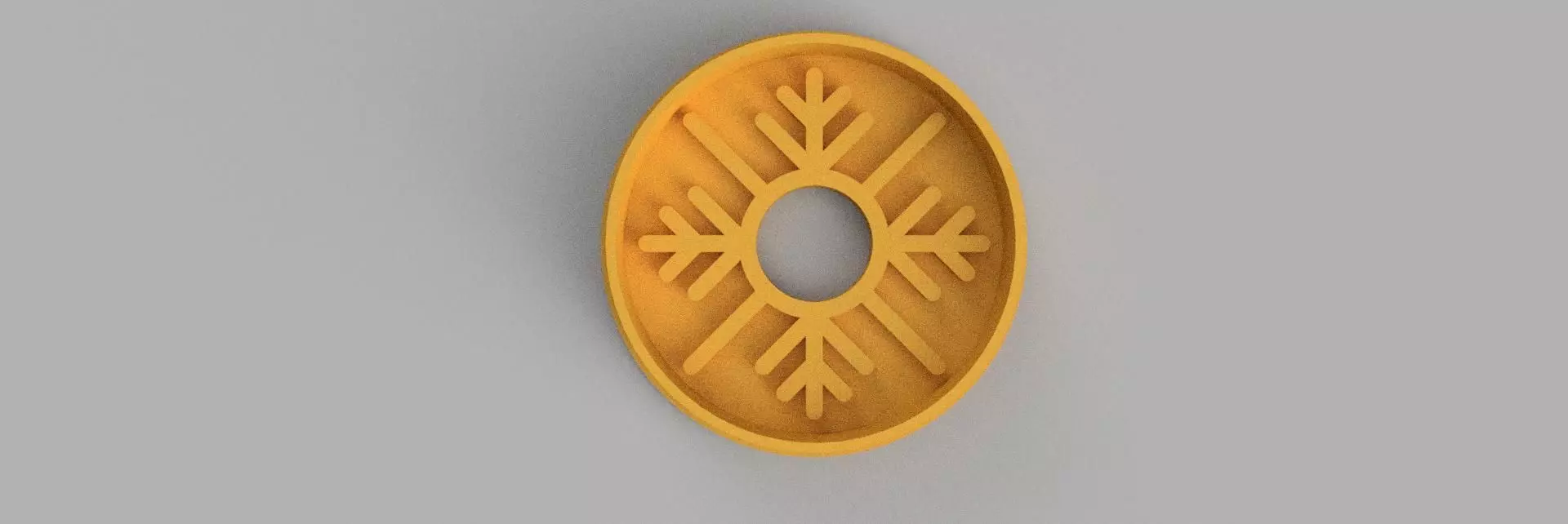 snowflake COOKIE CUTTER 3D print model_0