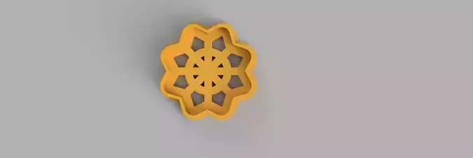 snowflake COOKIE CUTTER 3D print model snowflake COOKIE CUTTER 3D print model