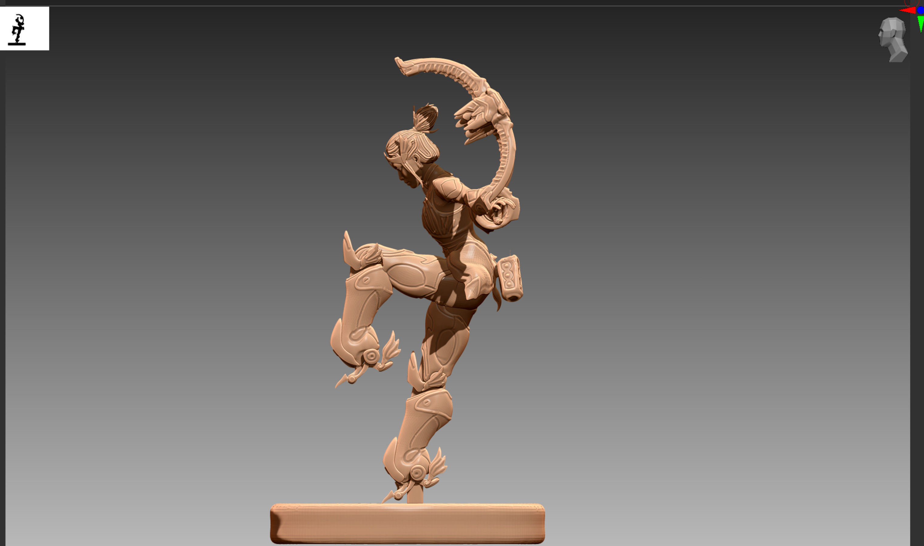 Apex Legends Conduit 3D print OBJ STL 3D print model_3