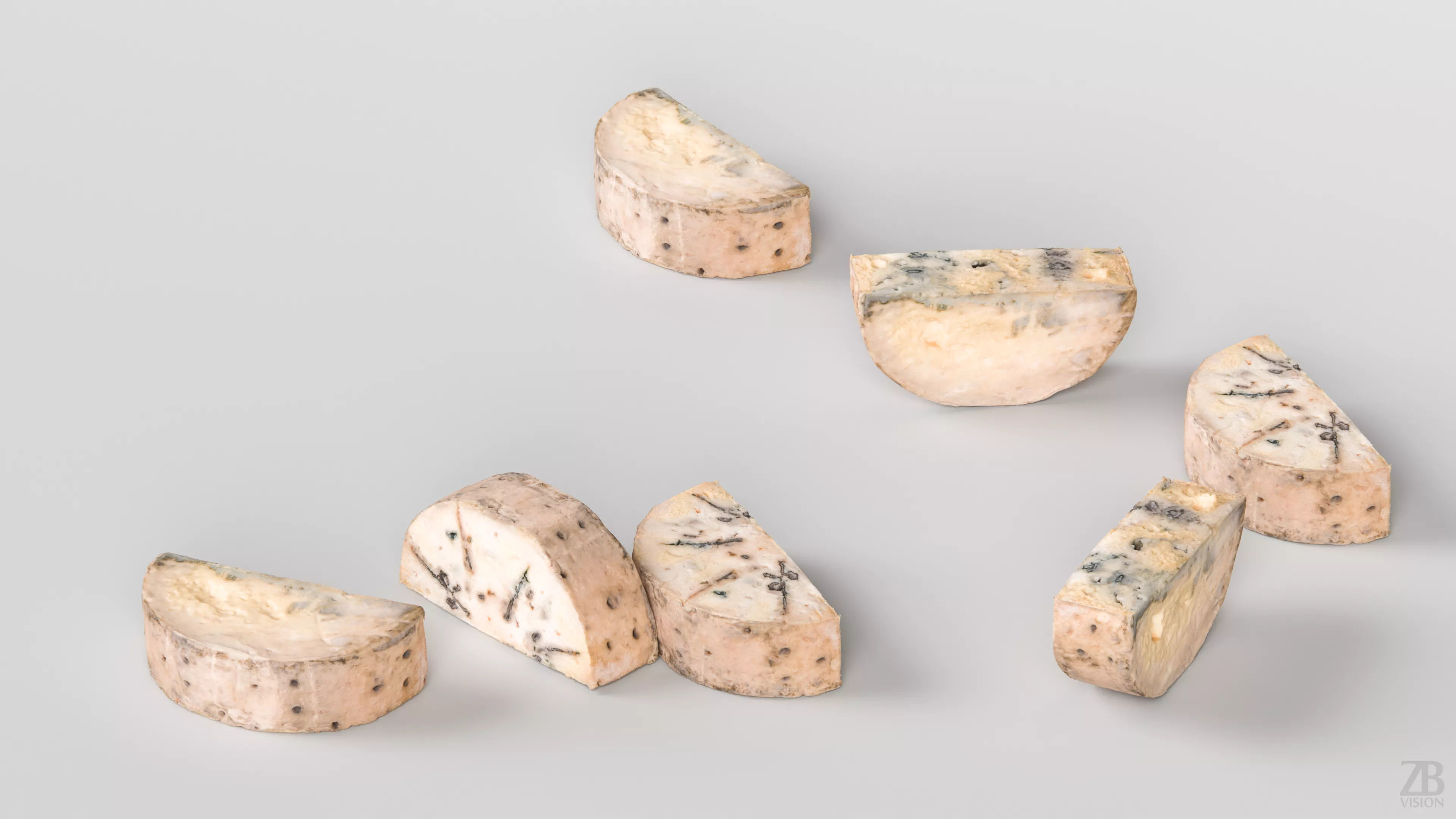 Cheese 3D model_2