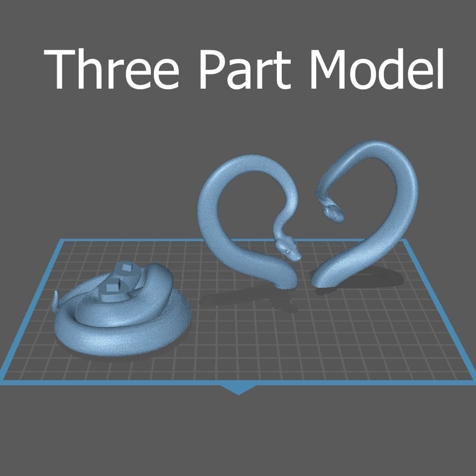 Valentines Day Ball Python Heart 3D Print Model 3D print model_5