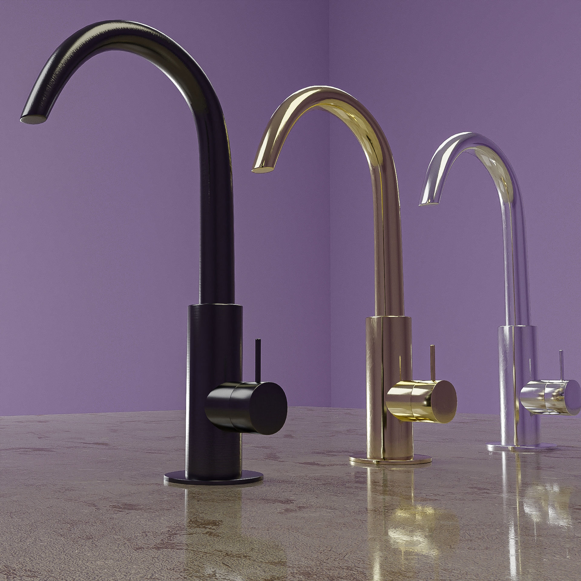 Faucet for your project 3D model_2