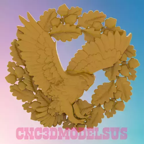 eagle predator 3D MODEL STL FILE FOR CNC ROUTER LASER