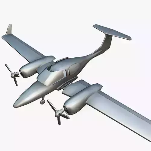 Diamond DA42 Twin Star - 3D Printable Model