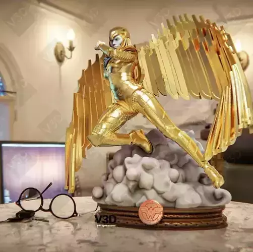 Wonder Woman 1984 - golden armor 1 - V3D 3D print model
