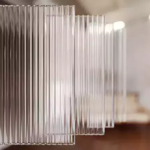 Fluted Glass Panes 01