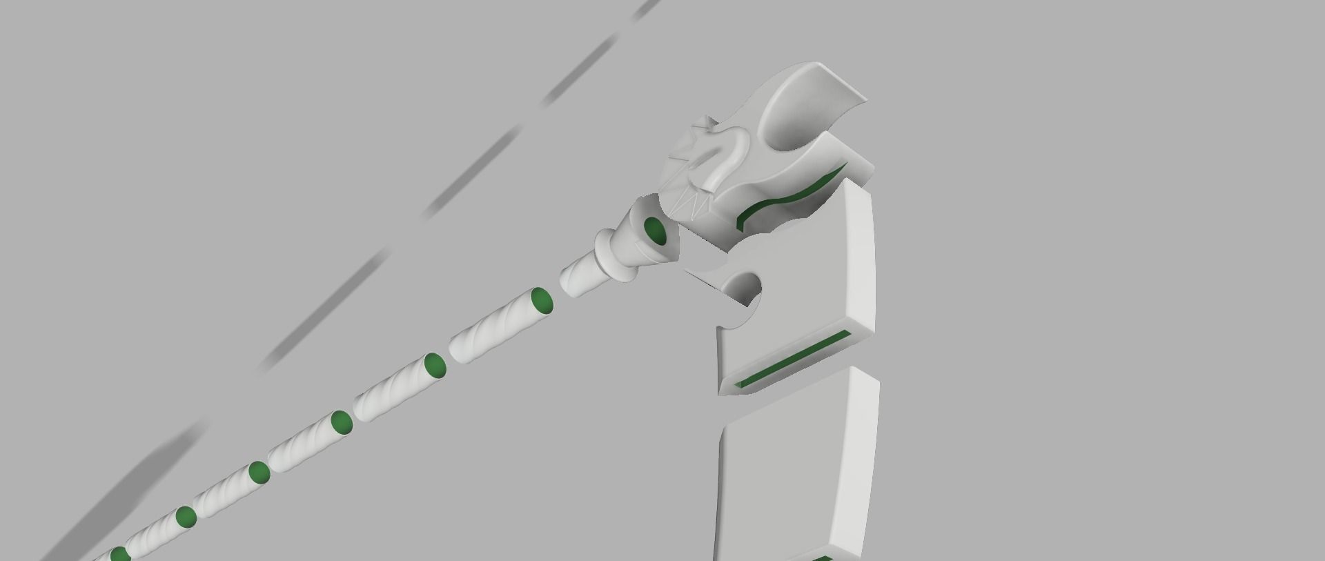Fortnite - Hazbin hotel emote scythe 3D print model_16