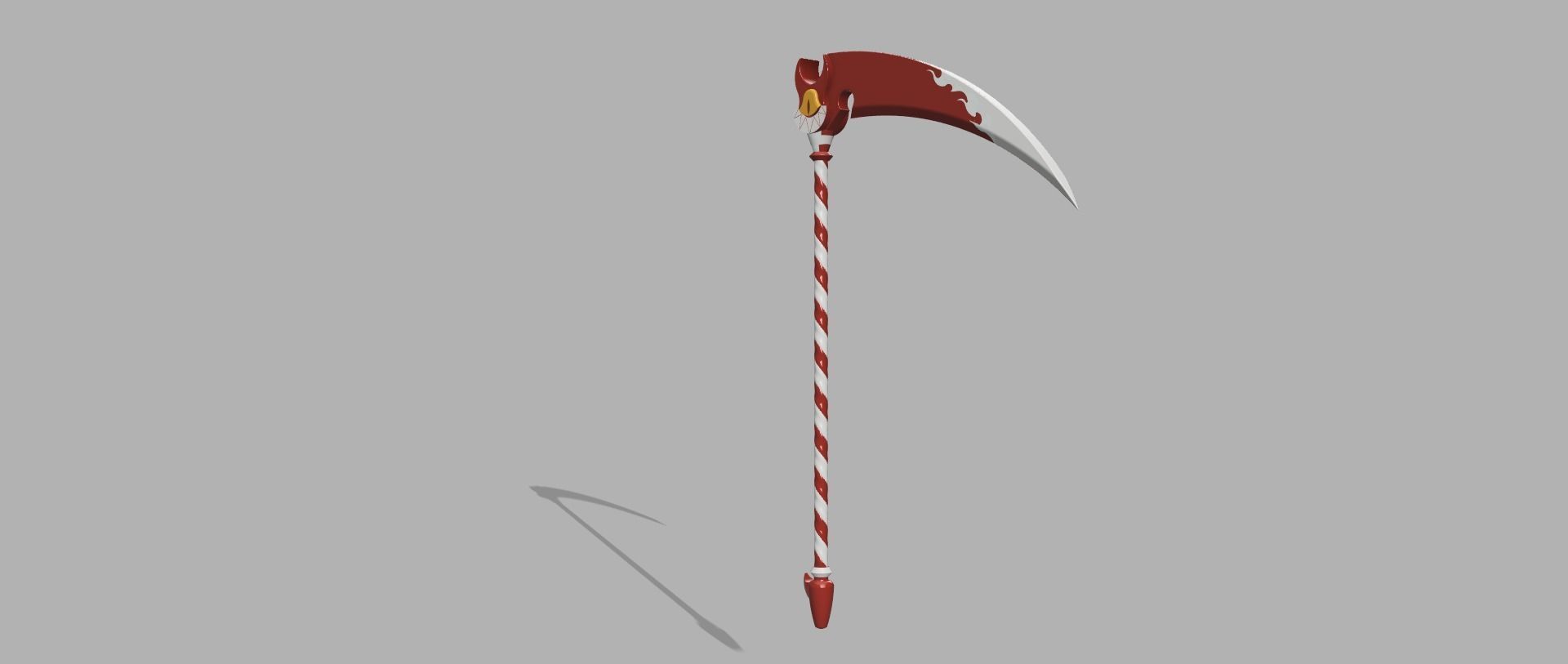 Fortnite - Hazbin hotel emote scythe 3D print model_23
