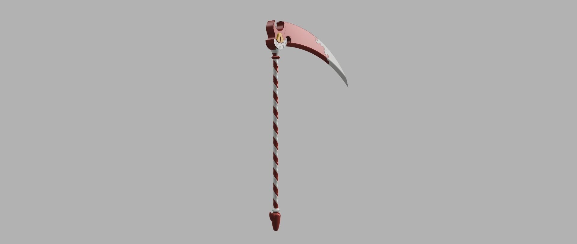 Fortnite - Hazbin hotel emote scythe 3D print model_22