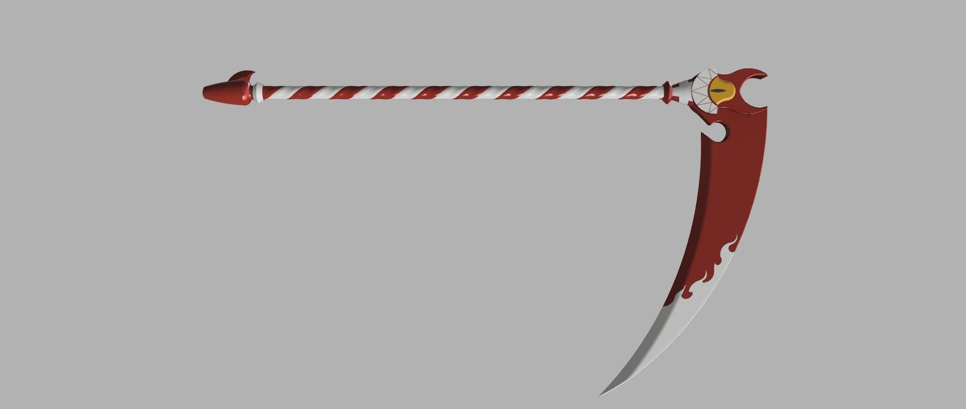 Fortnite - Hazbin hotel emote scythe 3D print model_11