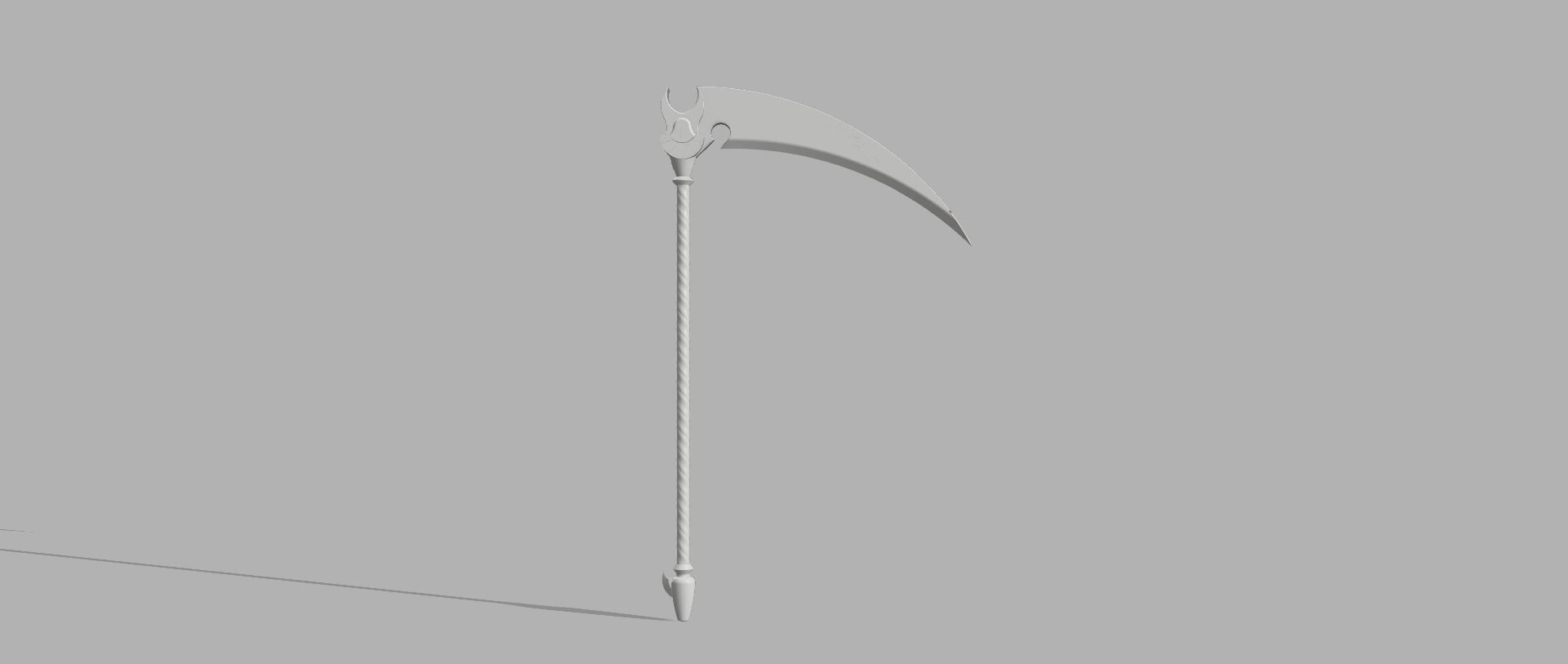 Fortnite - Hazbin hotel emote scythe 3D print model_10