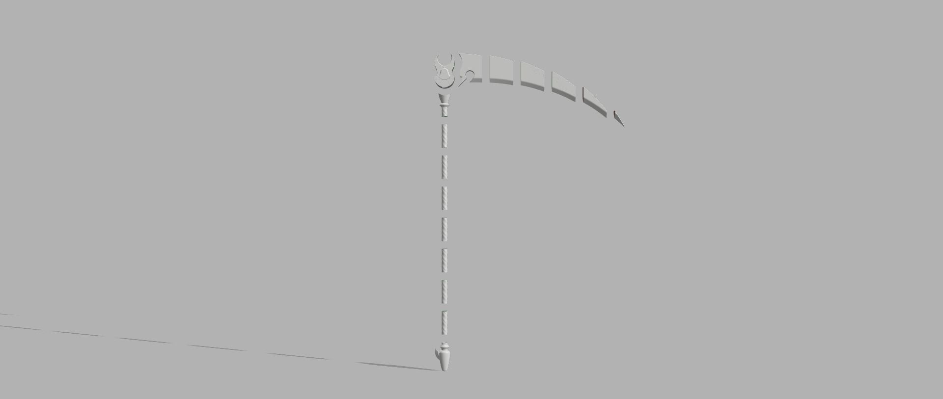 Fortnite - Hazbin hotel emote scythe 3D print model_17