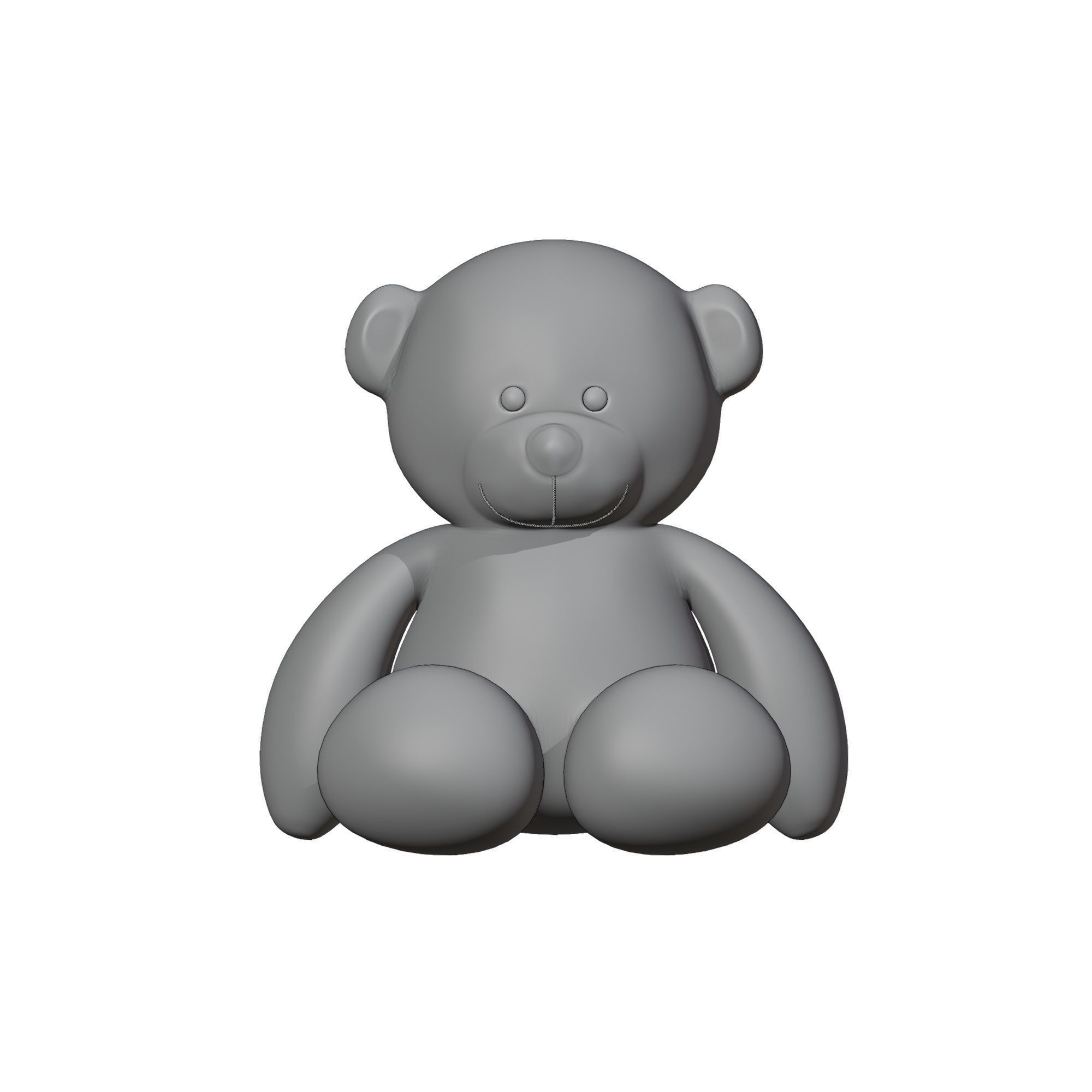 Teddy Bear Free 3D print model_3