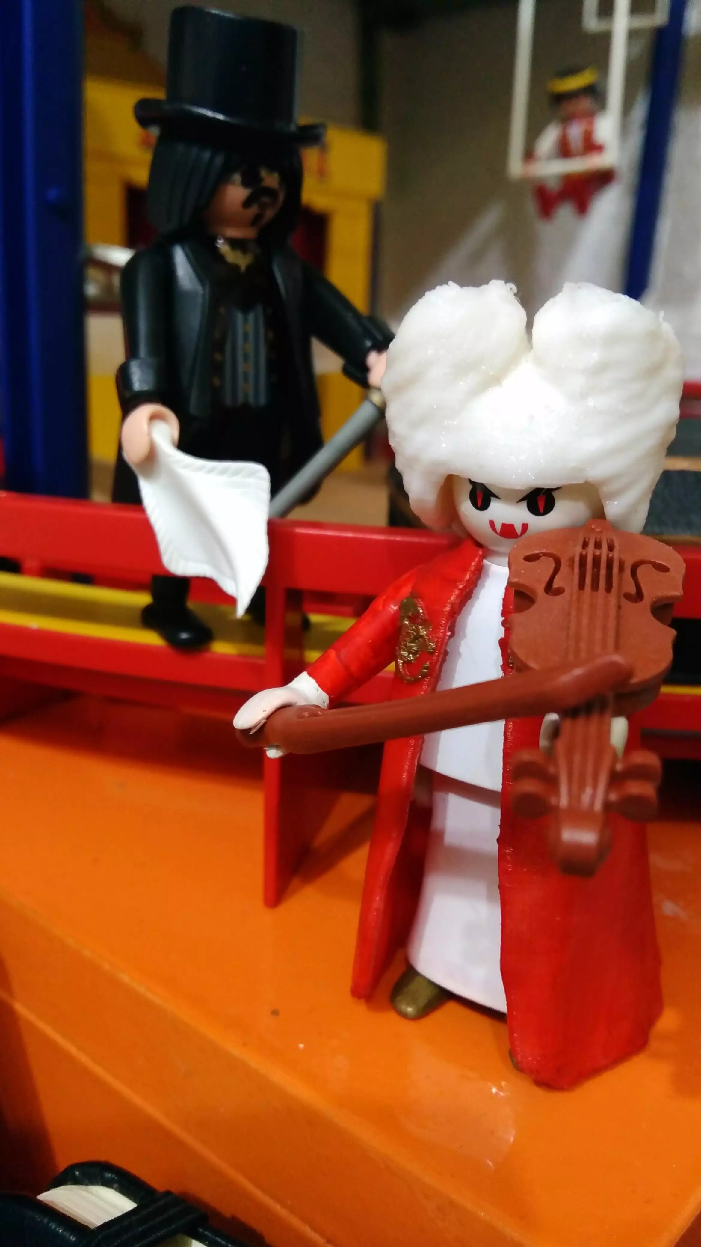 Peluca y Capa Dracula adornos dragones compatible playmobil  3D print model_0