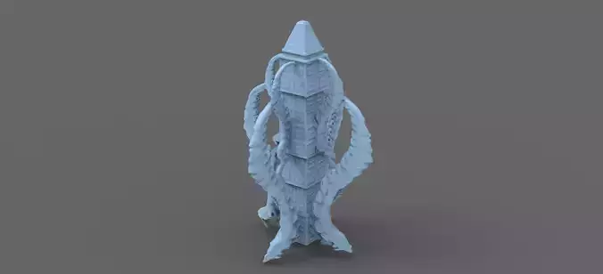 Cthulhu tentacle obelisk tall 