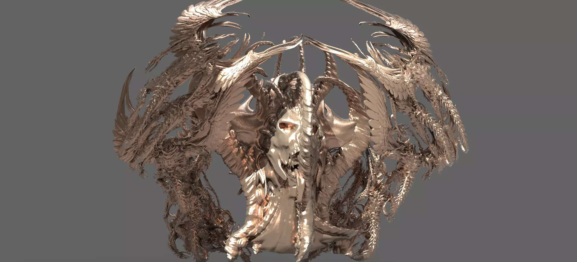 Dantes Cave Swarm bust 3D model