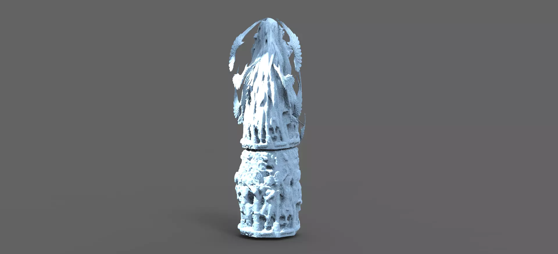 Dantes Elder Obelisk stone  3D model_0