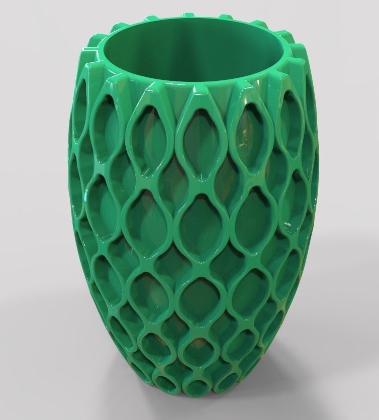 Flower Vase-13 3D print model_37