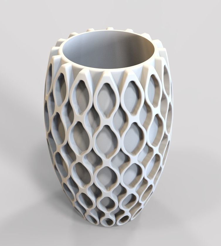Flower Vase-13 3D print model_66