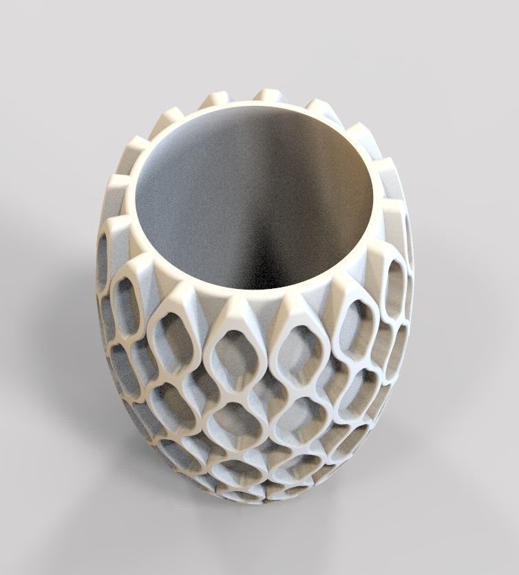 Flower Vase-13 3D print model_64