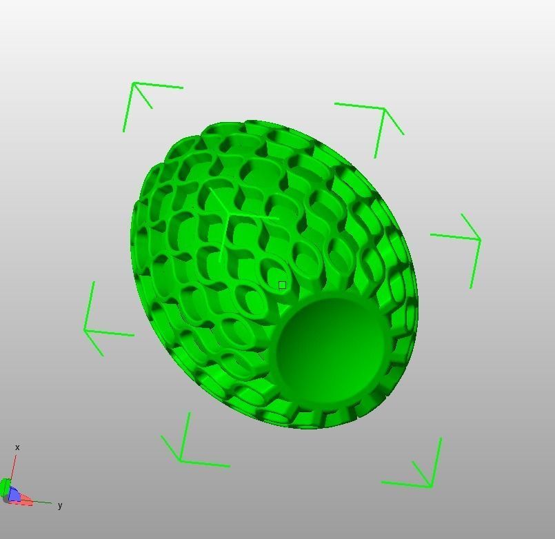 Flower Vase-13 3D print model_54